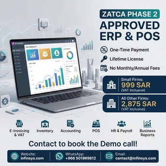 SAR 999,  ZATCA Phase 2 POS & Billing Software-Starts At 999 SAR photo 1
