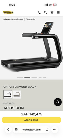 SAR 25000,  TECHNOGYM RUN ARTIS  TREADMILL photo 1