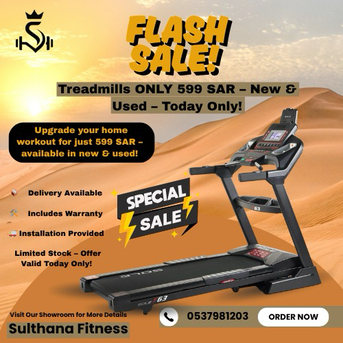 SAR 599,  Home Workout Equipments  – New & Used Treadmills For 599 SAR! 0537981203 photo 1