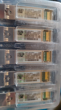 SAR 175,  CISCO SFP-10G SR-S photo 1