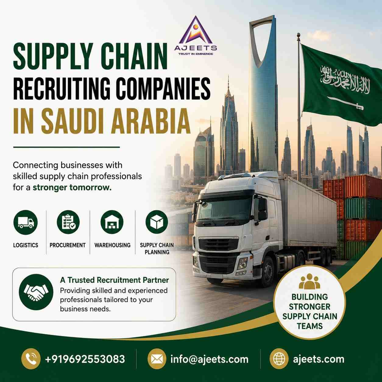 Logistics and Distribution Work in Saudi Arabia