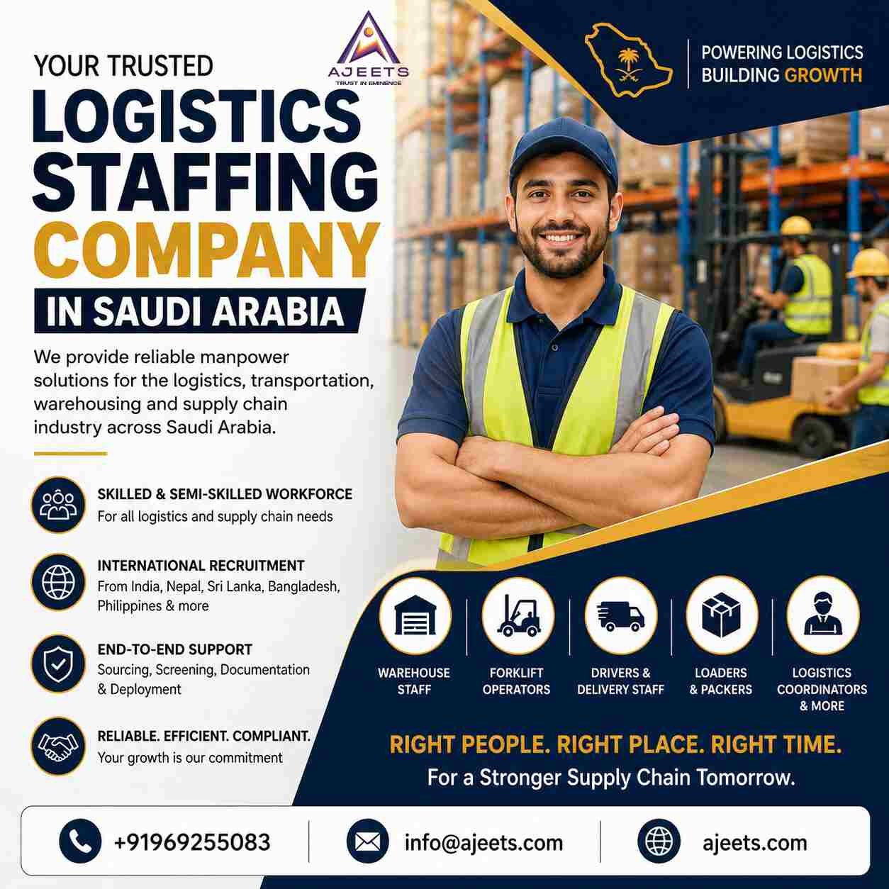 Logistics Staffing Company in Saudi Arabia
