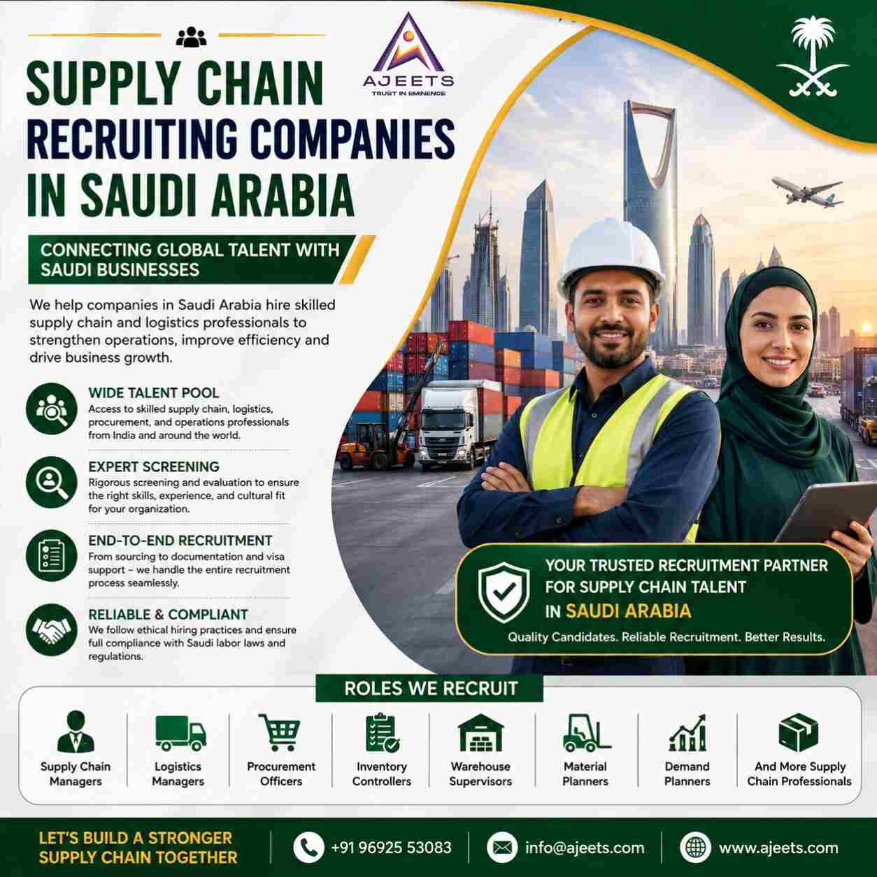 Strengthen Your Supply Chain Team in Saudi Arabia