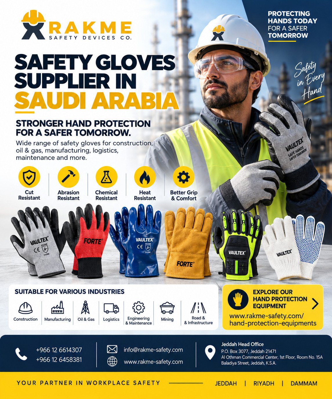 Safety Gloves Supplier in Saudi Arabia photo 1