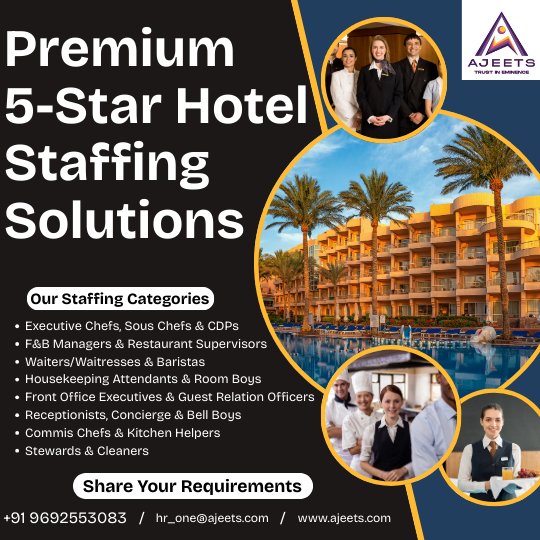 AJEETS – 5-Star Hotel Staffing Services from India for Saudi Arabia