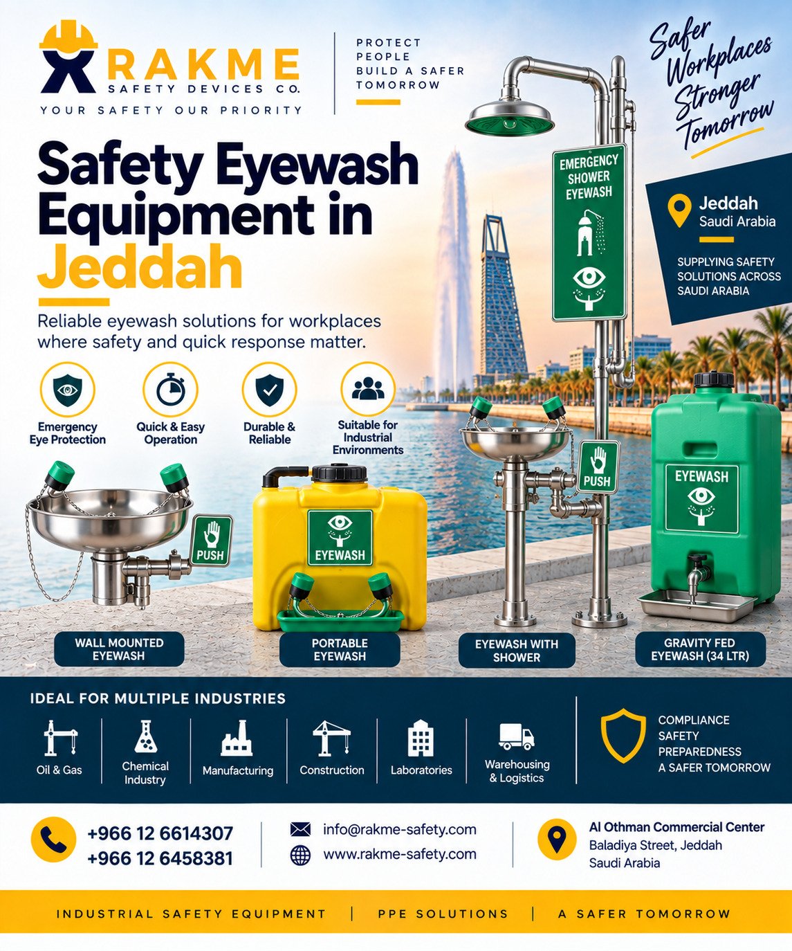 Safety Eye Wash Equipment in Jeddah photo 1