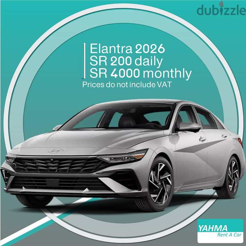 Hyundai Elantra 2026 for rent in Makkah photo 1