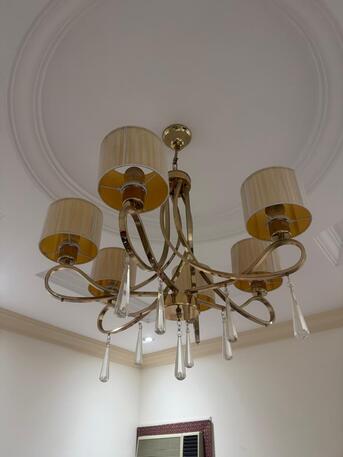 SAR 150,  Chandeliers 2 Pcs (6 Bulbs And 3 Bulbs) photo 1