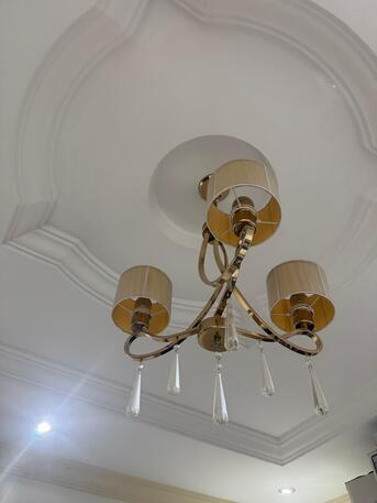 SAR 150,  Chandeliers 2 Pcs (6 Bulbs And 3 Bulbs) photo 2