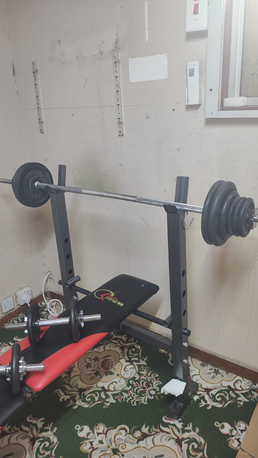 Gym Bench With Plates And Rod photo 3