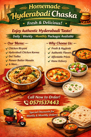 ????️ Homemade Hyderabadi Food – Fresh & Delicious! ????️ photo 1