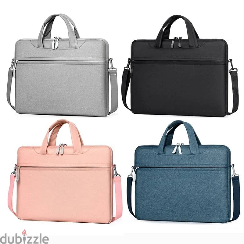 FOSKA 14" Assorted Colors Oxford Cloth Laptop Bag 37x27cm photo 2