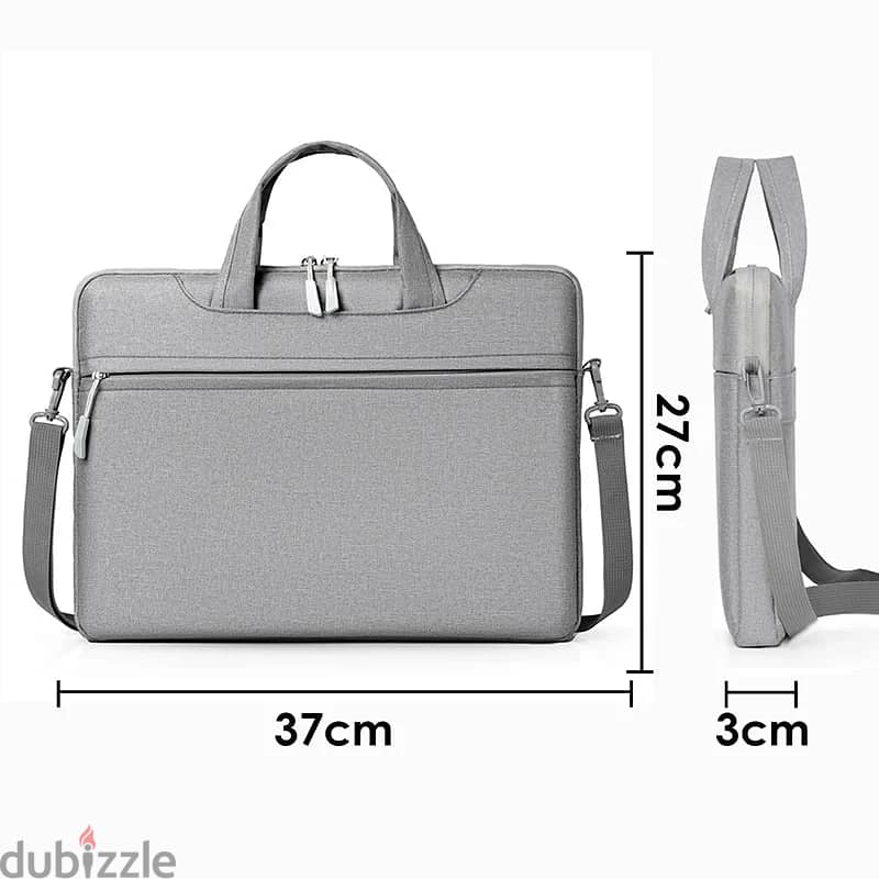 FOSKA 14" Assorted Colors Oxford Cloth Laptop Bag 37x27cm photo 3