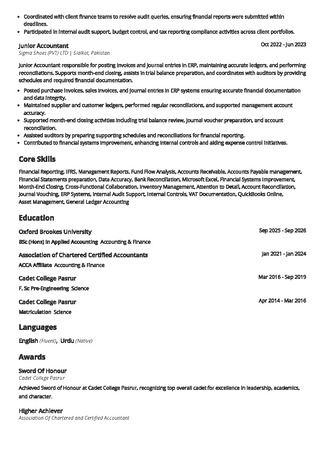 Accountant | Finance Officer  | ERP  | VAT | SOCPA Member & ACCA Qualified photo 3
