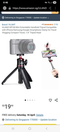 SAR 35,  Mini Extendable Handheld Tripod photo 3