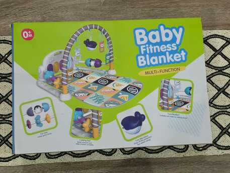 SAR 80,  Baby Fitness And Activity Bed. Musical With Piano. Rattles Bar photo 1