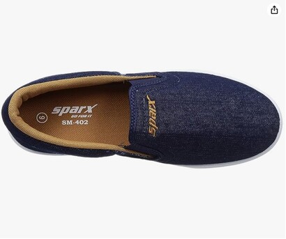 SAR 35,  Sparx Brand Mens ‘’Pull On’’ Casual Shoes Black & Blue For Sale…. photo 1