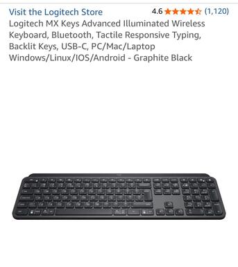 SAR 350,  Logitech Wireless Keyboard For Sale photo 1