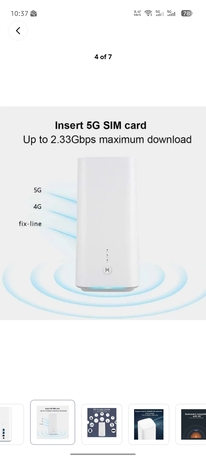 SAR 750,  Huwaei 5G Router photo 2