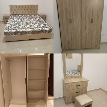 SAR 1550,  COMPLETE WOODEN BEDROOM FURNITURE SETS PAY WITH TABBY AND TAMARA OR CASH photo 1