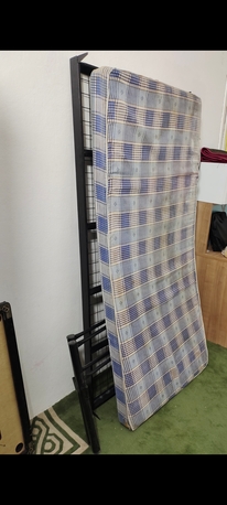 SAR 75,  SAR 75 Single Iron Bed With Medicated Mattress photo 1