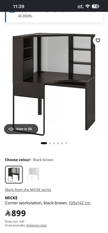SAR 550,  IKEA Workstation - Study/office Table photo 2