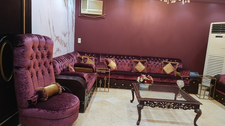 SAR 2000,  Used Majlis Sofa Set With Curtains & 3 Chandeliers For Sale – Jeddah photo 3
