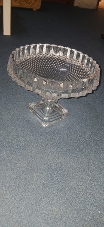 SAR 25,  Glass Pedestal Serving Bowl, photo 3