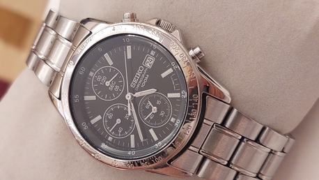 SAR 450,  Seiko Chronograph Watch For Men Original Japan Made photo 1