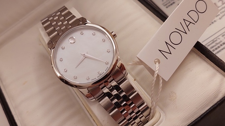 SAR 2750,  Movado Watch NEW Original Diamond Dial For Ladies Original Swiss Made photo 1
