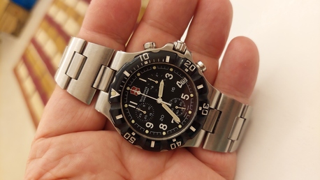 SAR 950,  Victorinox  Chronograph Watch Big Dial 42mm For Men Original Swiss Made photo 1