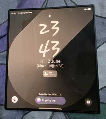 SAR 3300,  Samsung Galaxy Fold 6 12/256 Special Edition Color Black photo 2