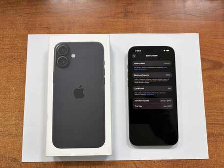 SAR 2600,  IPhone 16 Plus, 128gb 100% Battery photo 2