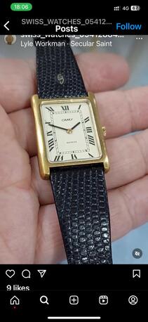 SAR 950,  CAMY Watch For Men Or Ladies Original Swiss Made photo 1