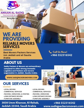 ALSADIQ PACKERS & MOVERS Furniture Dismantle Fitting With Professional Team&storage Also photo 1