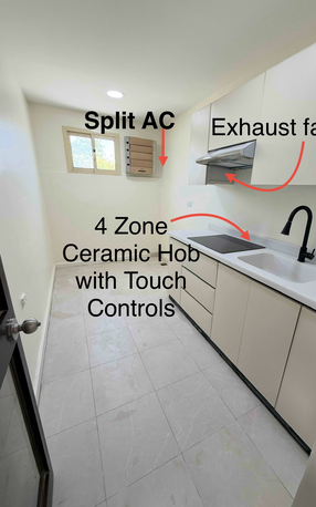 SAR 20000/year,  1 BR,  New Small Apartment, Annual, 2 Split AC, Touch-cooker, Kitchen Cabine, Bedroom Wardrobes photo 3