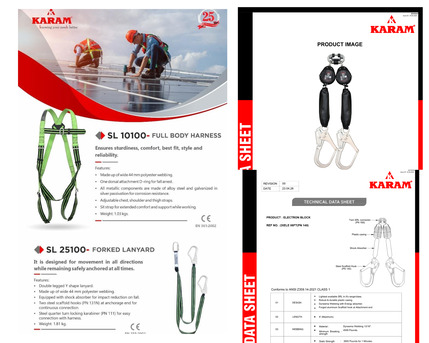 ARAMCO APPROVED, KARAM Electron Block, Safety Harness,Fall Arrest Block Supplier In Dammam photo 1
