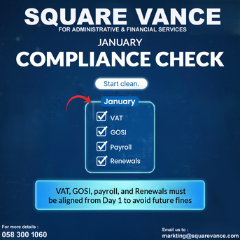 A Clean Start For 2026: VAT, GOSI, Payroll & License Alignment photo 1