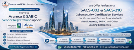 Aramco CCC/SACS-210 Compliance Services photo 1
