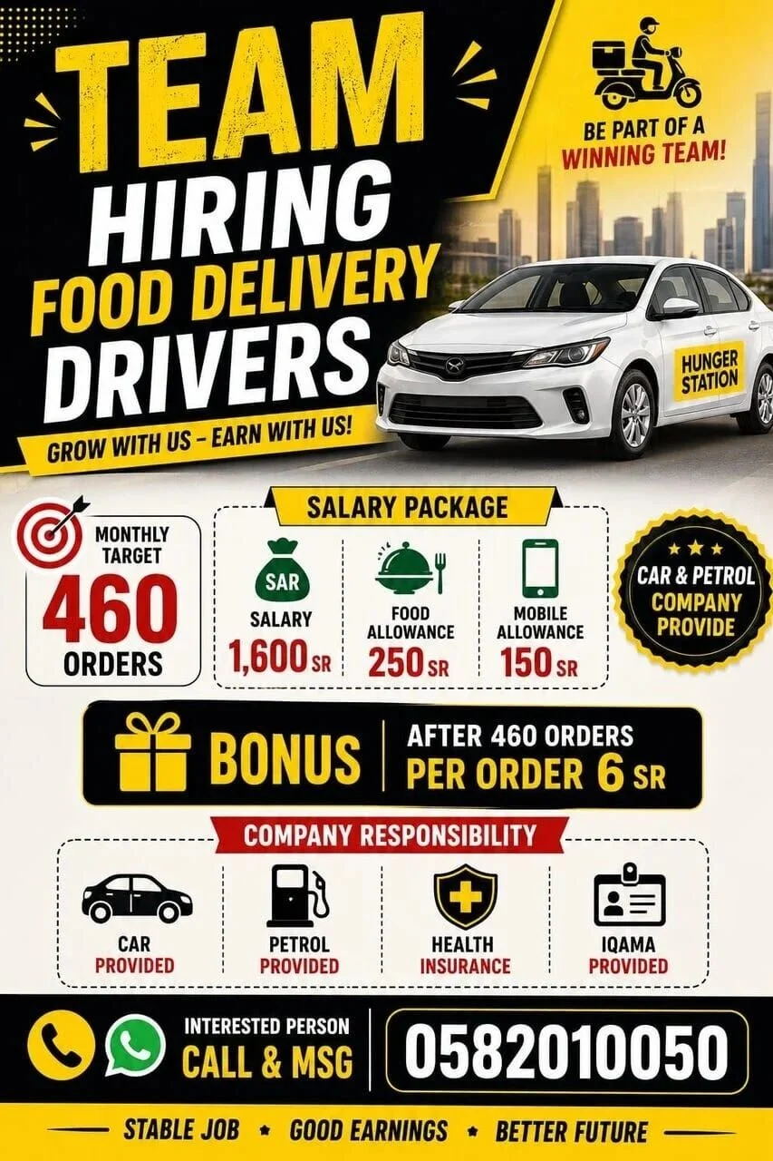FOOD DELIVERY DRIVER HIRING photo 1