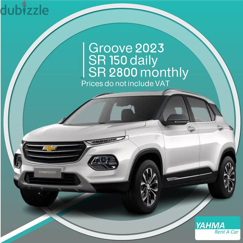 Chevrolet Groove 2023 for rent in Dammam - Free delivery monthly rent photo 1