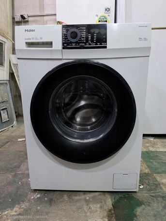 SAR 1,  Haier Front Load Washing Machine – 10KG (Same As New) photo 1