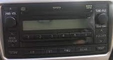 SAR 150,  Toyota Yaris Car Radio Original Toyota 2007 To  2012 Model photo 1