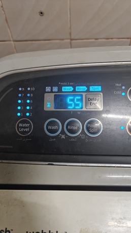 SAR 550,  For Sale: Samsung 10kg Top Load Automatic Washing Machine photo 1