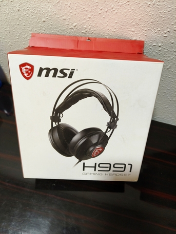 SAR 30,  MSI H991 GAMING BRAND NEW HEADSET FOR SALE ONLY 30 SR. RIYADH ONLY । photo 2