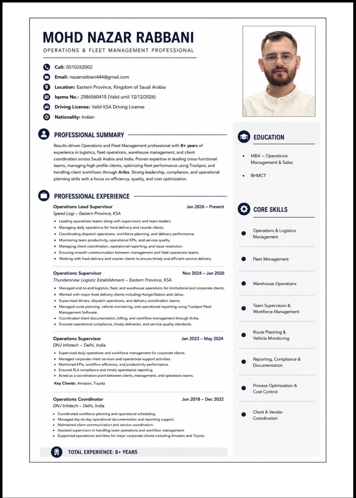 Operation Supervisor/ Manager photo 2