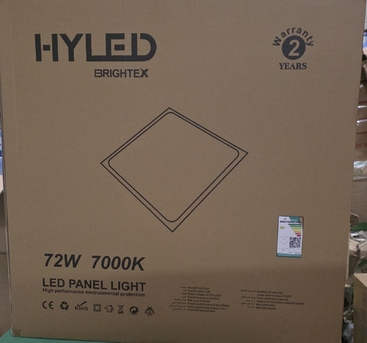SAR 55,  LED Panel Light 72W, 220V-240V, 50/60Hz, 7000K White Colour