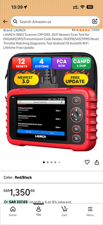 SAR 1100,  Launch OBD2 Scanner CRP129X photo 1