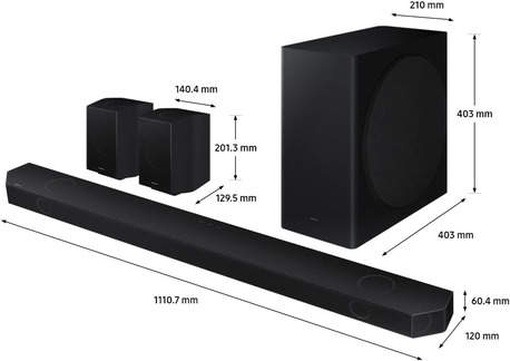 SAR 1500,  Samsung HW-Q930B 9.1.4 Dolby Atmos And DTS X Soundbar photo 2