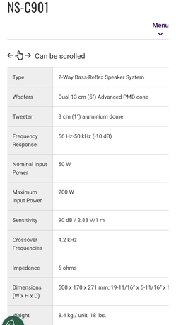 SAR 1600,  Yamaha Premium Center Speaker photo 3